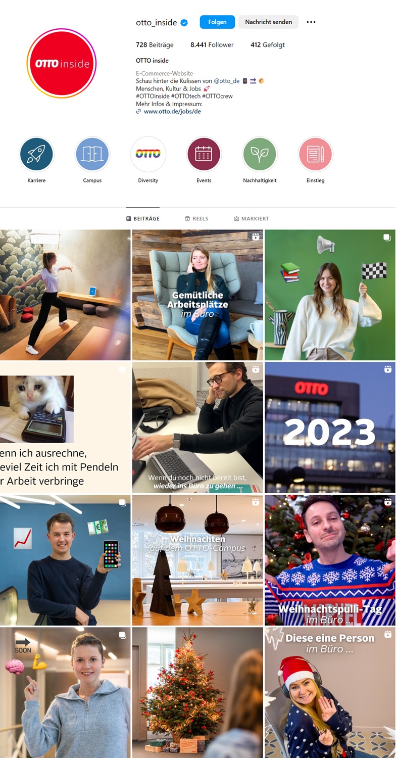 Employer Branding Beispiele - Otto